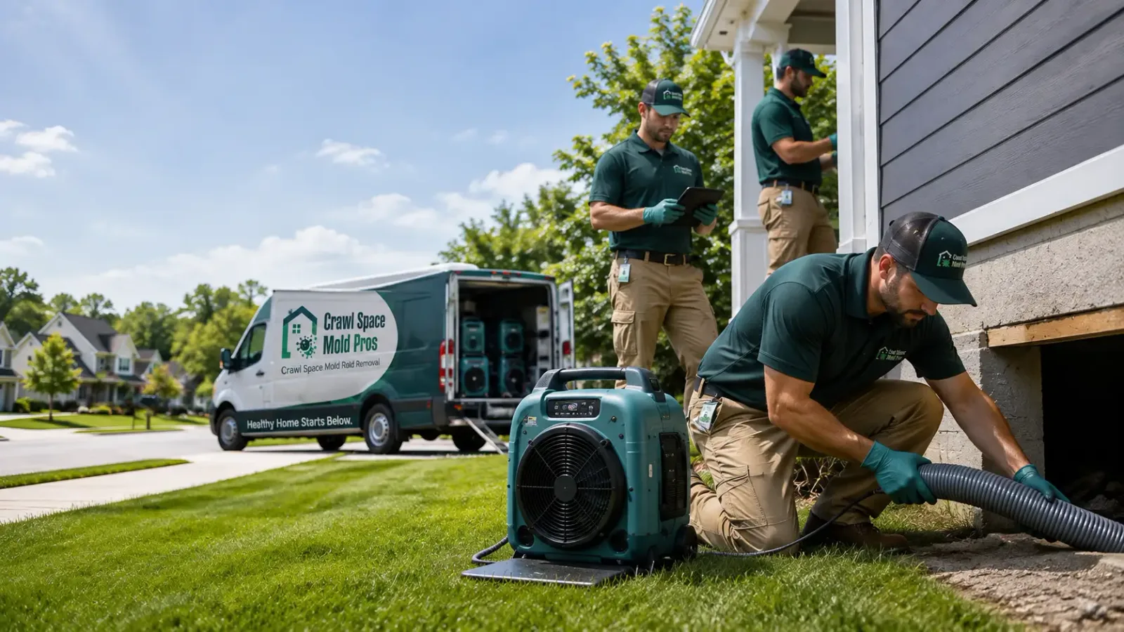 Crawl Space Mold Removal in Leesburg, OH